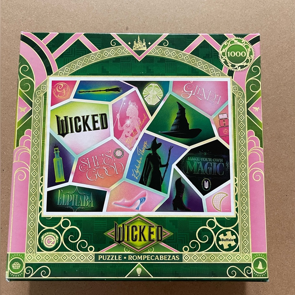 Buffalo Games Wicked Puzzle 1000 Pieces Universal Glinda Elphaba